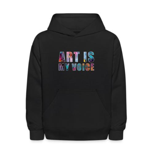 Art Is My Voice - Kids' Hoodie