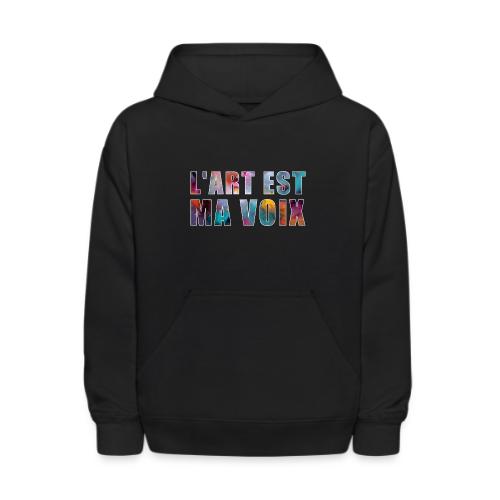 Art is my voice - Kids' Hoodie