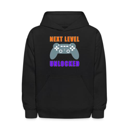 Next Level Unlocked Gamer Design - Kids' Hoodie