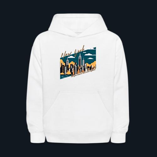 New York All you need is love and skylines - Kids' Hoodie