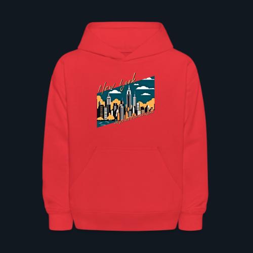 New York All you need is love and skylines - Kids' Hoodie