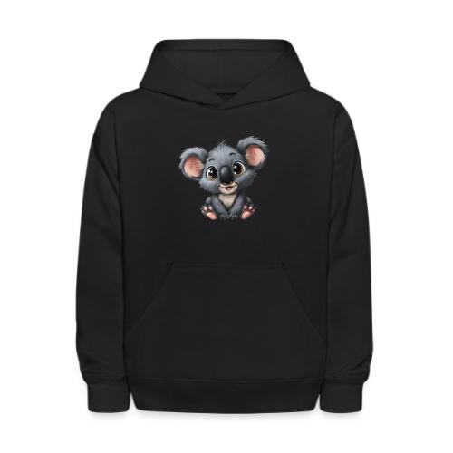Joyful Cartoon Baby Koala with Big Eyes - Kids' Hoodie