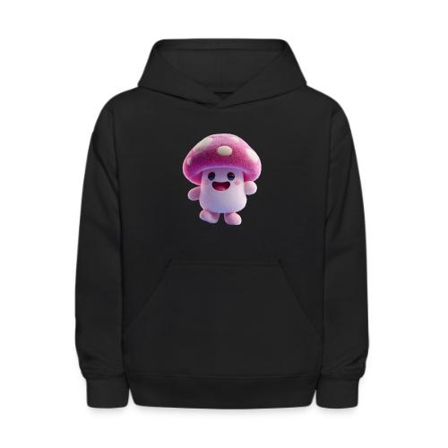 Mushroom: Purple Forest Friend - Kids' Hoodie