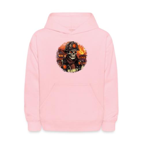 Skeletons Firefighter / fireman skeleton - Kids' Hoodie