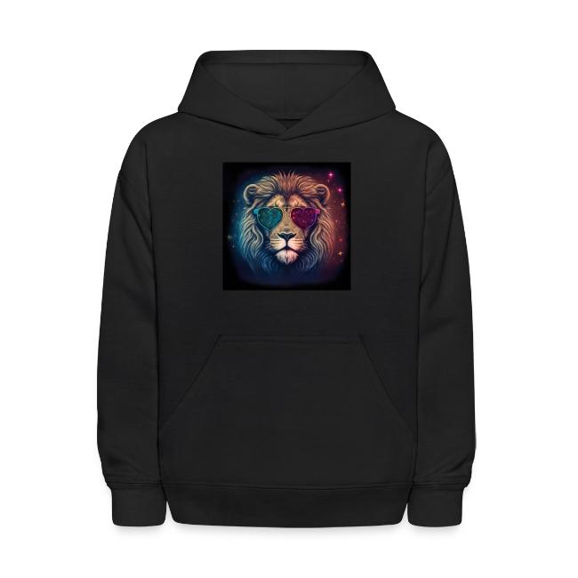 Jesus Lion of Judah wearing love glasses
