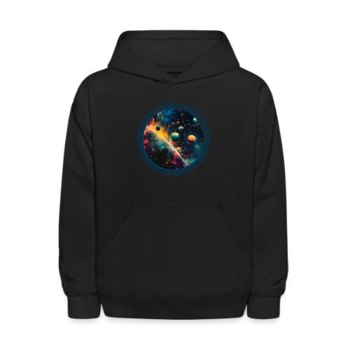 Painted Planetscape - Kids' Hoodie