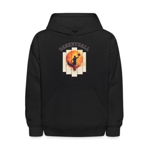 Basketball again and again - Kids' Hoodie
