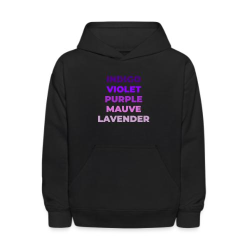 Shades of Purple - Kids' Hoodie