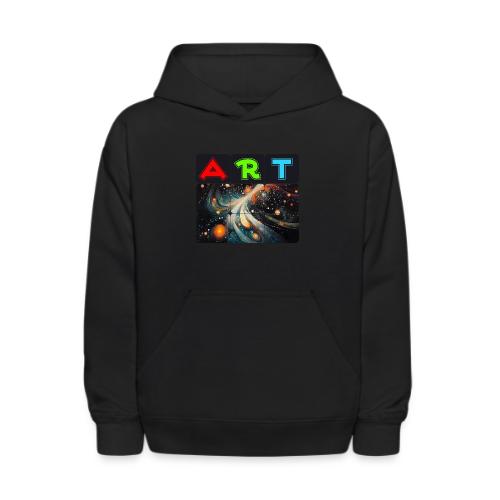 Swirls of Colorful Art - Kids' Hoodie