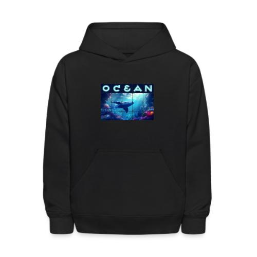 Ocean: Whale’s Path - Kids' Hoodie