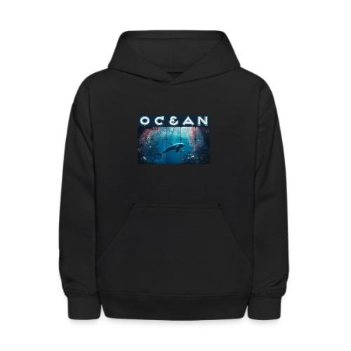 Ocean: Blue Grace - Kids' Hoodie