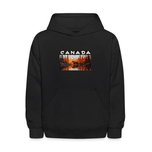 Canada Wilderness Art - Kids' Hoodie