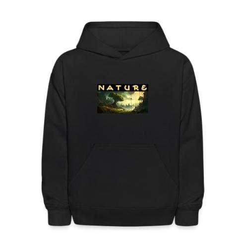 Whispers of Green Peaks - Kids' Hoodie