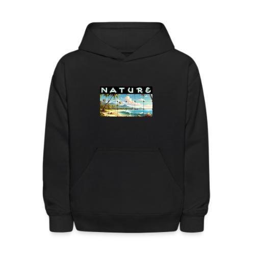 Nature: Sun-Kissed Shore - Kids' Hoodie