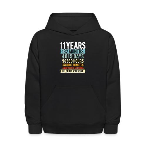 11th Birthday 11 Years Old Vintage - Kids' Hoodie