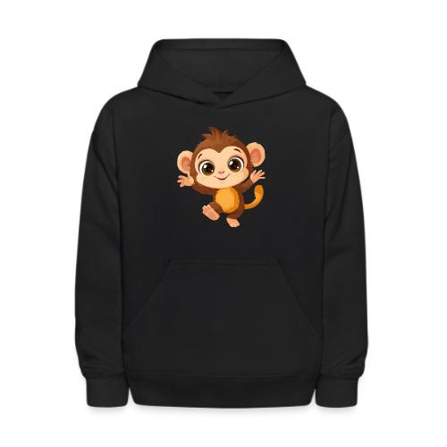 Dancing Baby Monkey Joyful - Kids' Hoodie