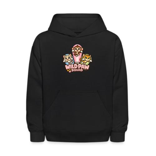 Wild Paw Squad Cute Animal Friends - Kids' Hoodie