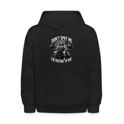 Raccoon Lifter Don’t Spot Me - Kids' Hoodie