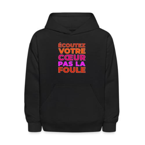 Heart first - Kids' Hoodie