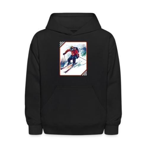 Skiing is Life - Kids' Hoodie