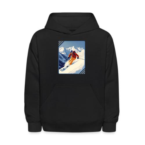 Mountain Skiing Vibes - Kids' Hoodie