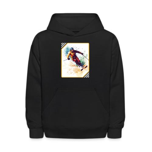 Winter Skiing Escape - Kids' Hoodie