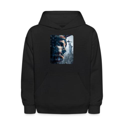 USA: Liberty in Three Visions - Kids' Hoodie