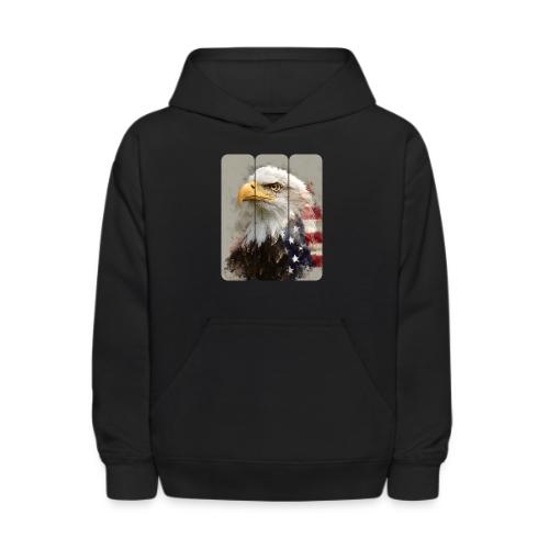 USA: Eagle of the Free - Kids' Hoodie