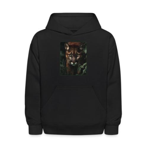 Cougar Jungle Predator Design - Kids' Hoodie