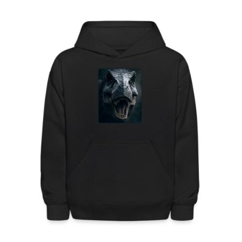 T Rex Cinematic Close-Up Design - Kids' Hoodie