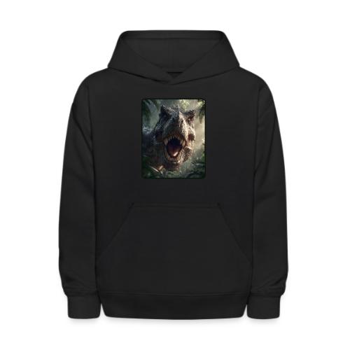 T Rex Jungle Roar Design - Kids' Hoodie
