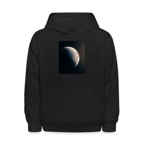 Crescent Moon Celestial Artwork - Kids' Hoodie