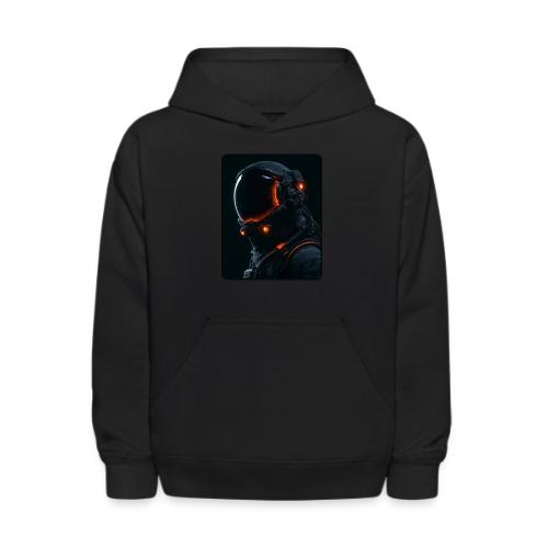 Futuristic Astronaut Helmet - Kids' Hoodie