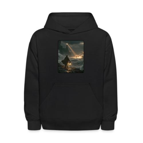 The Lone Lightkeeper's Beacon - Kids' Hoodie