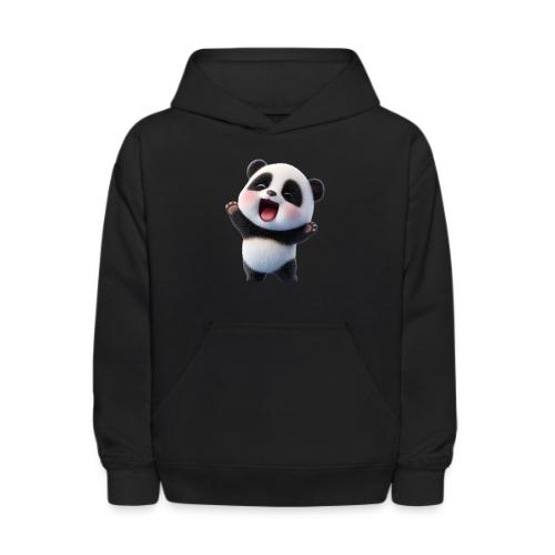 Happy Baby Panda Standing - Kids' Hoodie