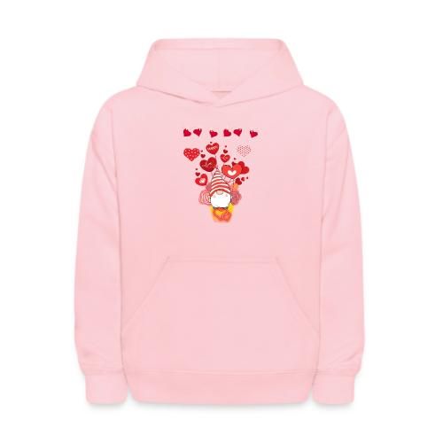 Design wrapped in love hearts, vibrating in love. - Kids' Hoodie