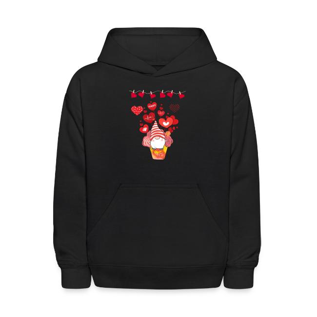 Design wrapped in love hearts, vibrating in love.