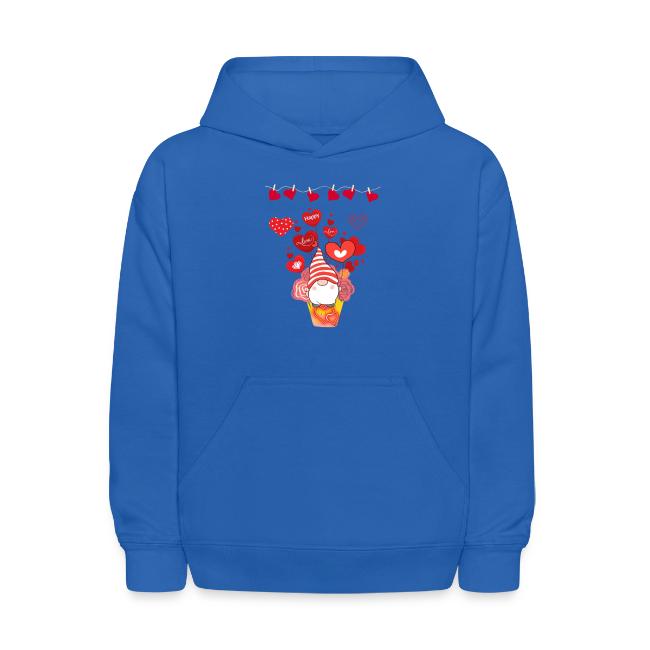 Design wrapped in love hearts, vibrating in love.