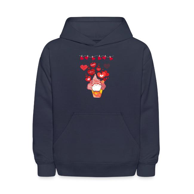 Design wrapped in love hearts, vibrating in love.
