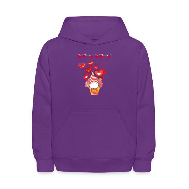 Design wrapped in love hearts, vibrating in love.