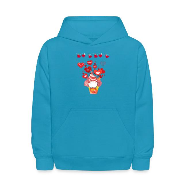 Design wrapped in love hearts, vibrating in love.