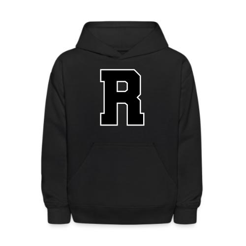Varsity Letter R Athletic Monogram - Kids' Hoodie