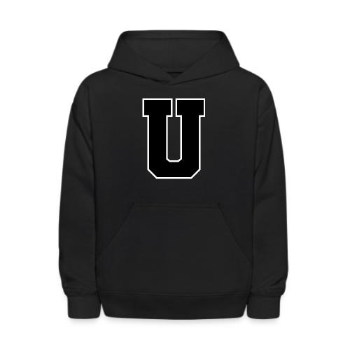 Varsity Letter U Collegiate Monogram - Kids' Hoodie