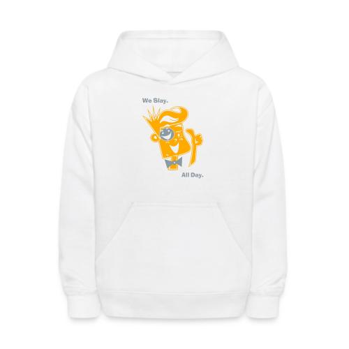 We Slay All Day Shiny Shirt Metallic Silver & Gold - Kids' Hoodie