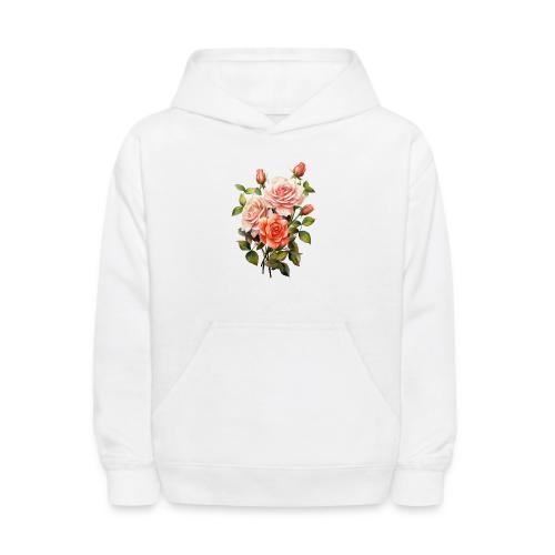 Pink Roses - Kids' Hoodie