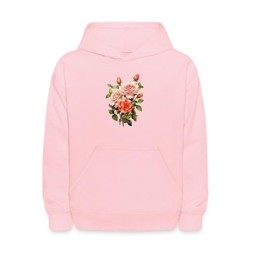 Pink Roses - Kids' Hoodie