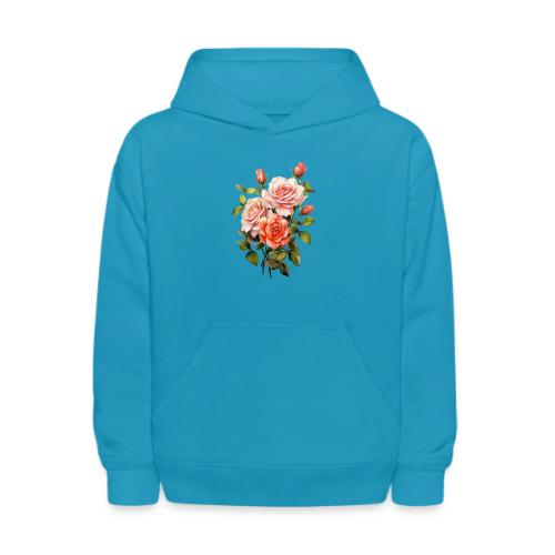 Pink Roses - Kids' Hoodie