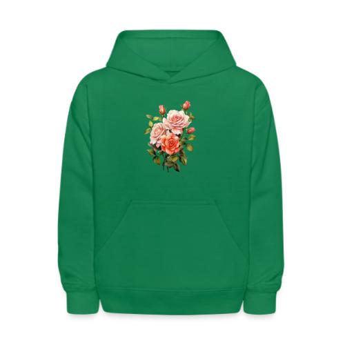 Pink Roses - Kids' Hoodie