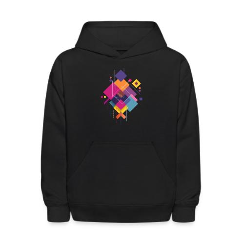 Vibrant Geometry - Kids' Hoodie
