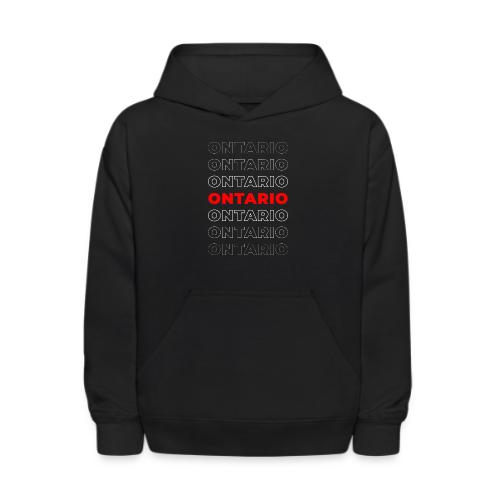 Ontario Outline - Kids' Hoodie